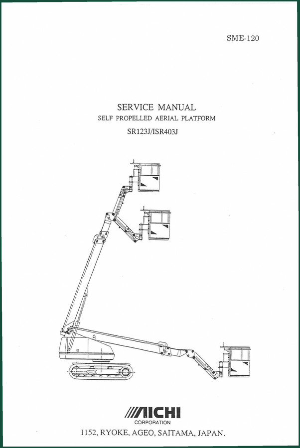 Aichi SR123J, ISR403J Service Manual – 146 Pages of Factory Specs