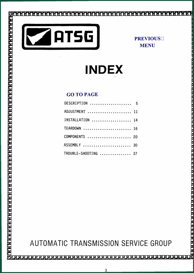 ATSG L3N71B Technical Manual – Factory Specs for Nissan Transmission
