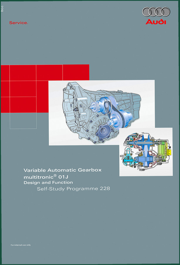 Audi multitronic 01J Training Manual – Factory CVT Design & Function