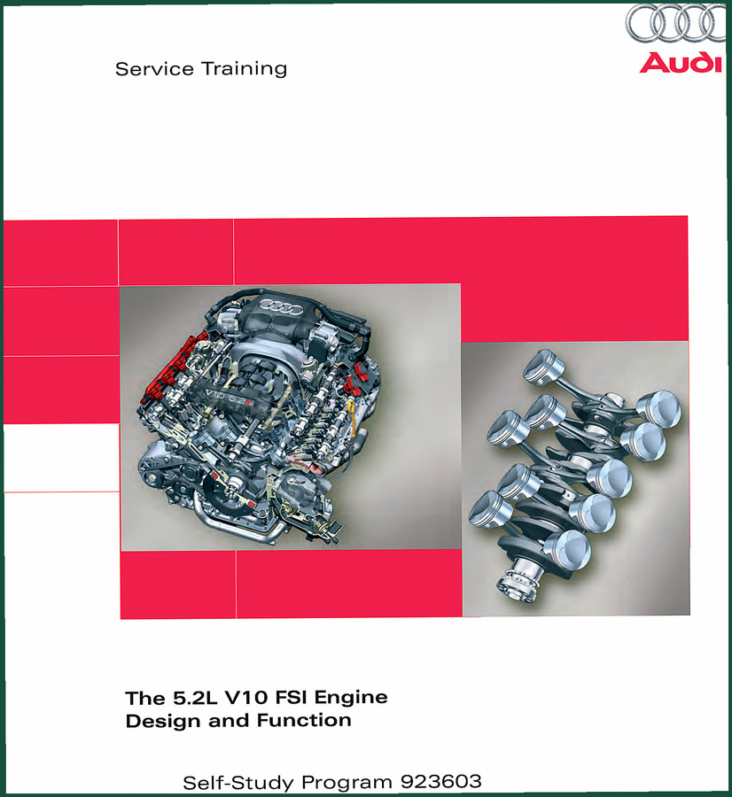 Audi S8 2007 Training Manual – Factory Self-Study Program 923603