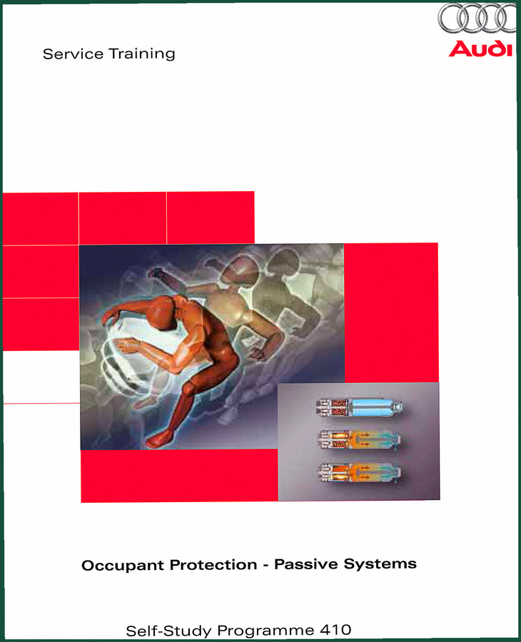 Audi Self-Study Programme 410 Training Manual – Occupant Protection
