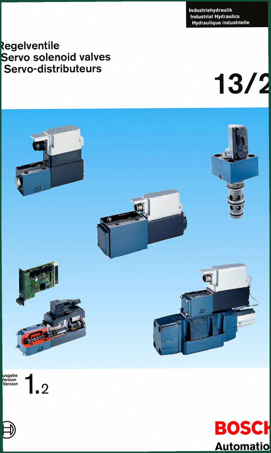 Bosch NG6, NG10 Technical Manual – 204 Pages Hydraulic Valve Specs