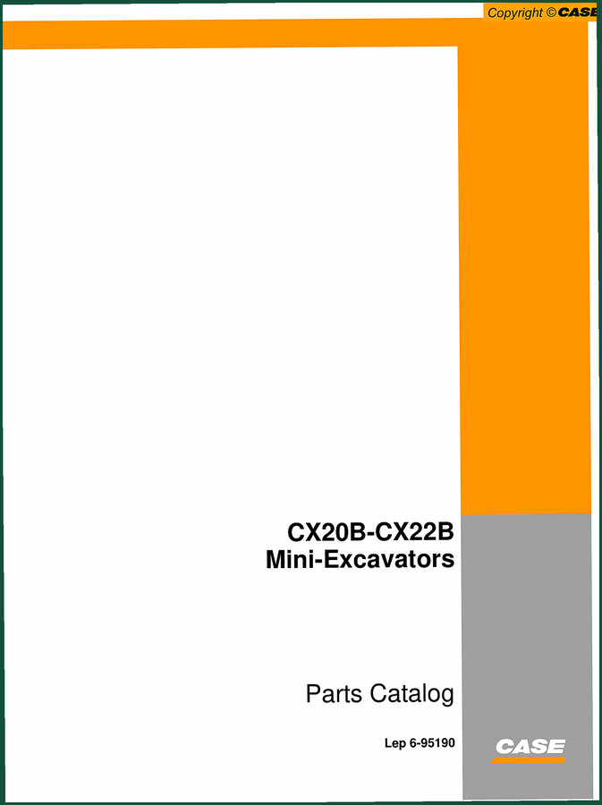 Case CX27B, CX20B, CX22B 2004 Repair Manual – 766 Pages of Factory Specs