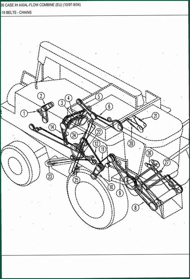 CASE IH 2366 Parts Catalog – 881 Pages OEM Exploded Views & Part Numbers