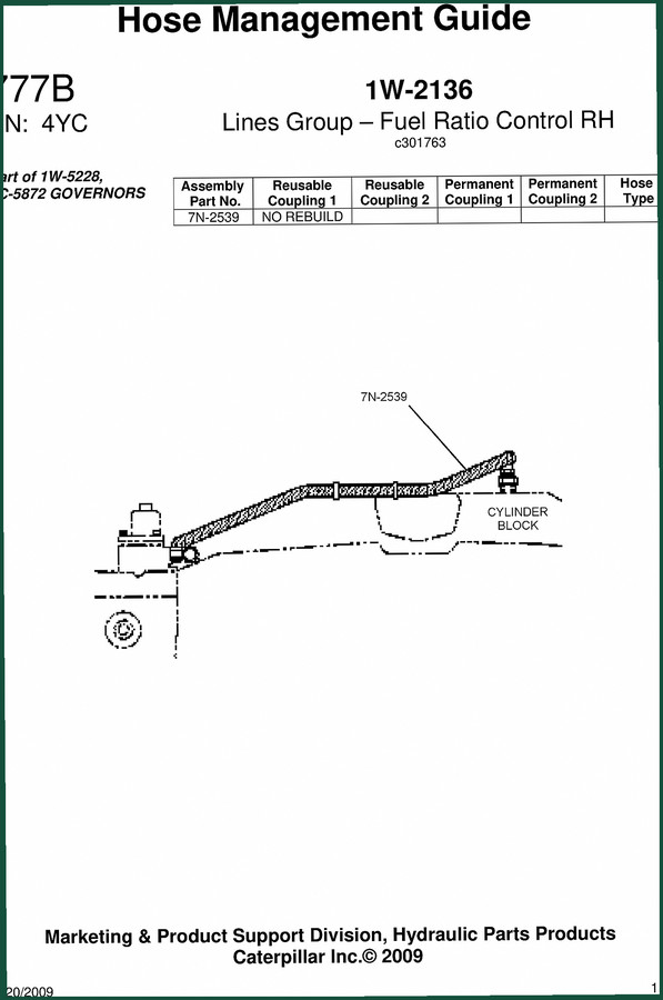 Caterpillar 777B 2009 Technical Manual – Official OEM Specs