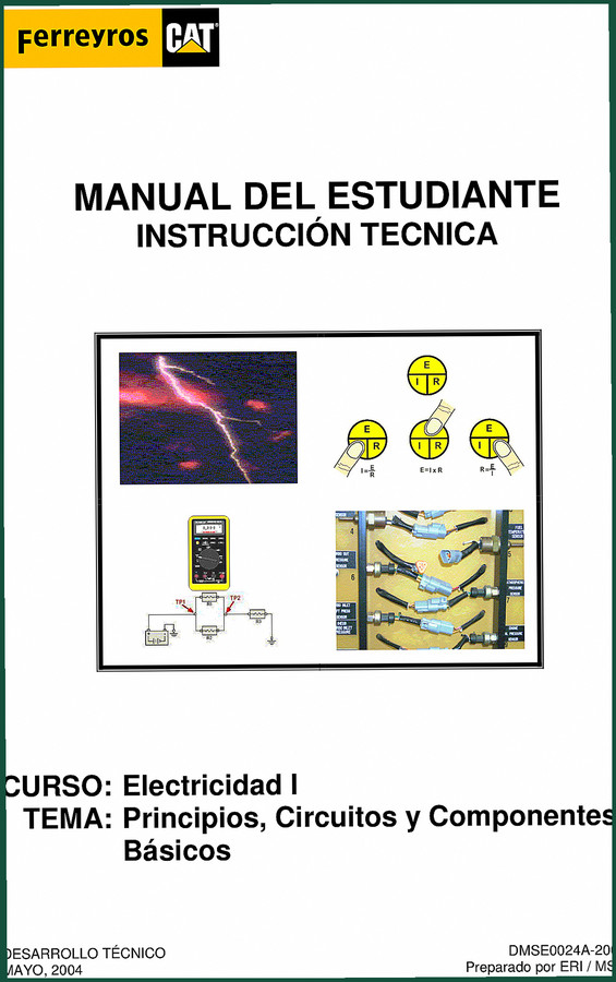 Caterpillar GAT 4 2004 Training Manual – Factory Electrical Diagnostics
