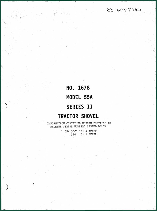 Clark-hurth 55A SERIES II Service Manual – 136 Pages OEM Factory Data