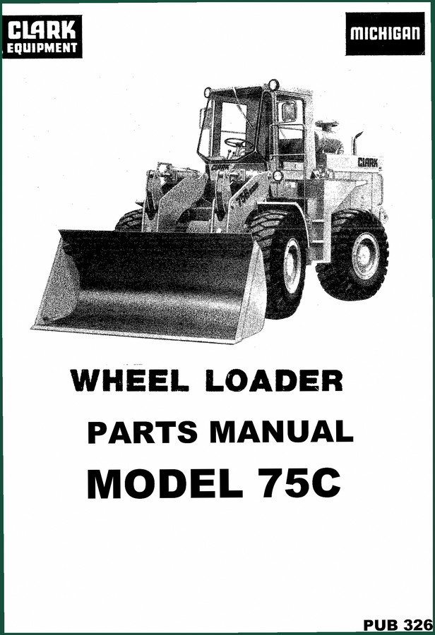 Clark-hurth 75C 1989 Parts Catalog – OEM Parts Identification