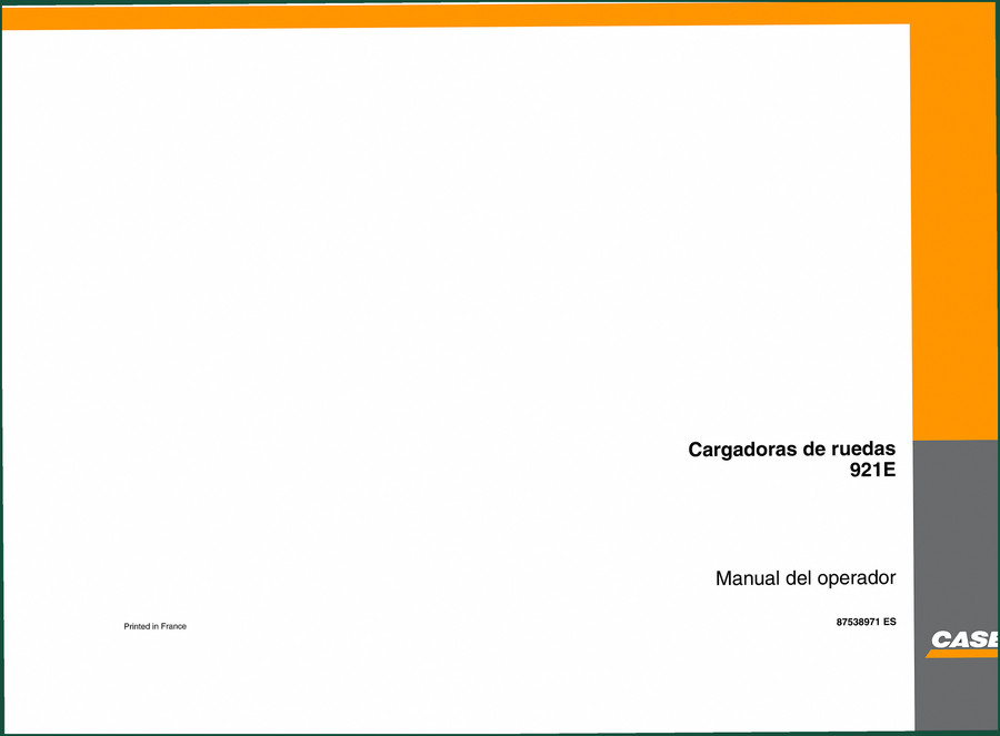 CNH America 921E 2007 User Manual – Operator Specs & Safety Data