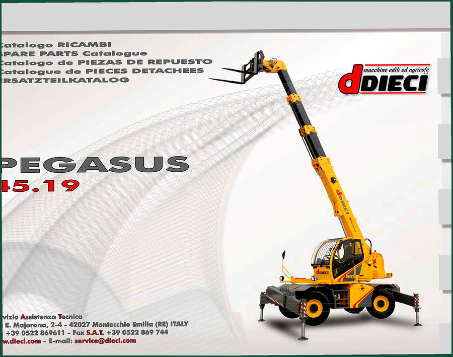 Dieci Pegasus 45.19 Parts Catalog – 244 Pages OEM Parts Identification
