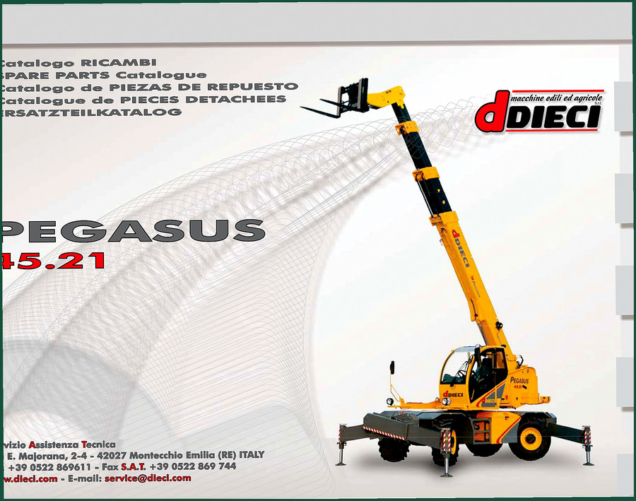 Dieci Pegasus 45.21 Parts Catalog – 245 Pages OEM Parts