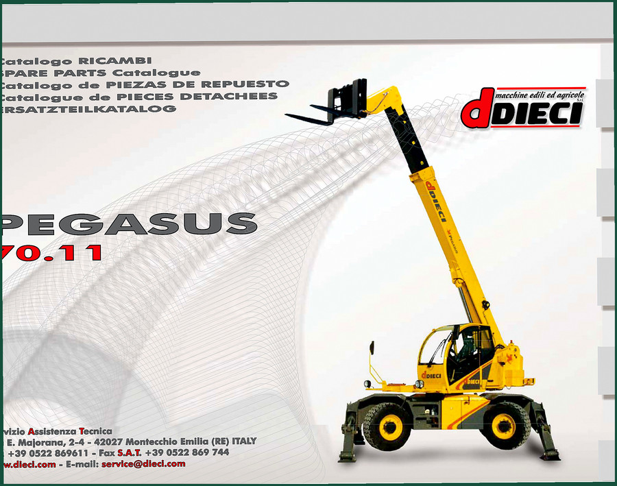 Dieci PEGASUS 70.11 Parts Catalog – OEM Parts Identification