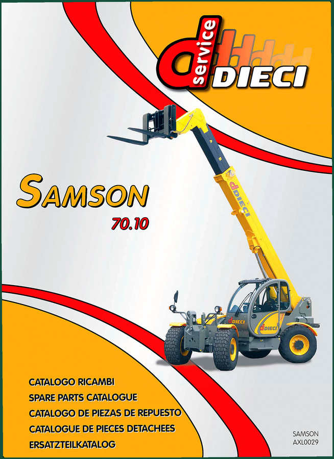 Dieci Samson 70.10 Parts Catalog – 230 Pages OEM Parts Identification