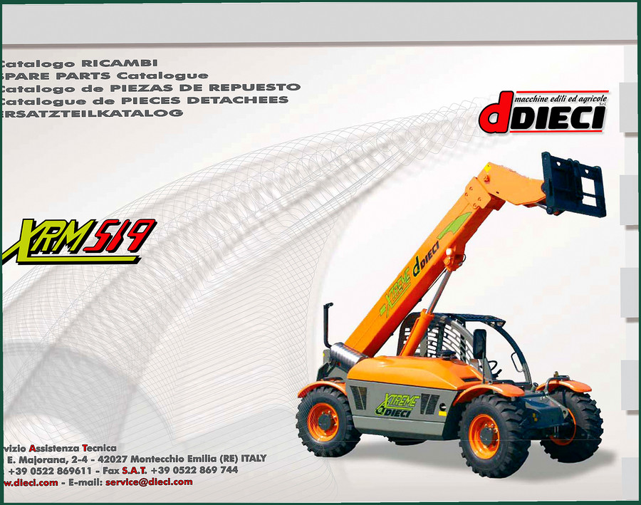 Dieci XRM519 2006 Parts Catalog – OEM Exploded Views