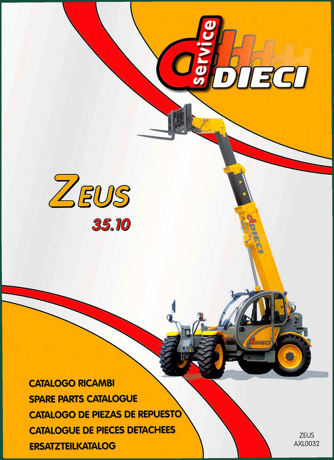 Dieci Zeus 35.10 Parts Catalog – 227 Pages OEM Parts Identification