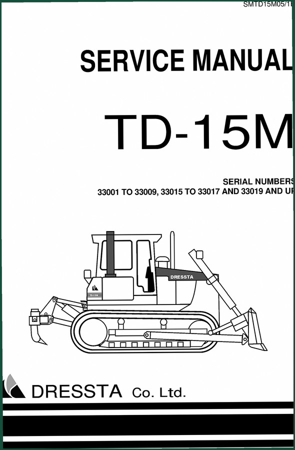 Dressta TD-15M Service Manual – 546 Pages OEM Factory Specs