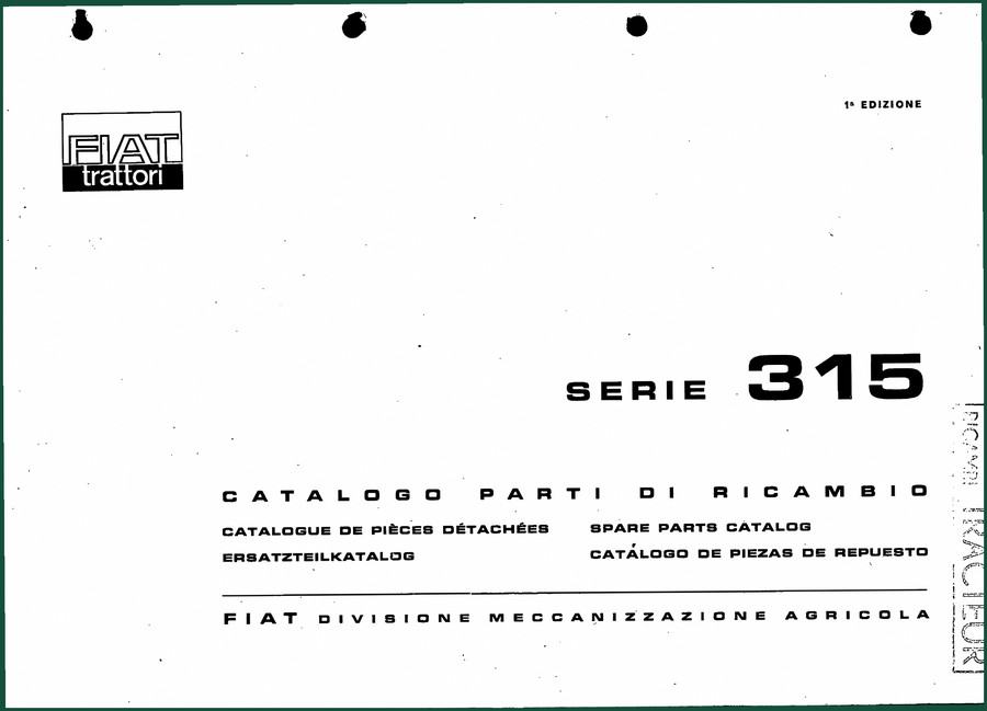 Fiat Powertrain Technologies 315 Parts Catalog – OEM Spare Parts Index