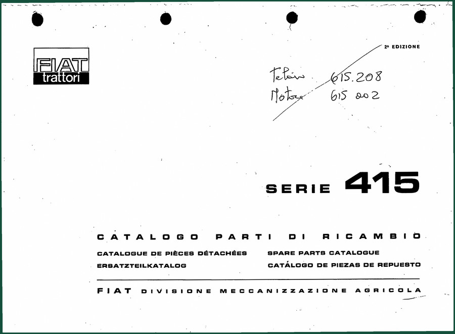 Fiat Powertrain Technologies 415 Parts Catalog – OEM Spare Parts Index