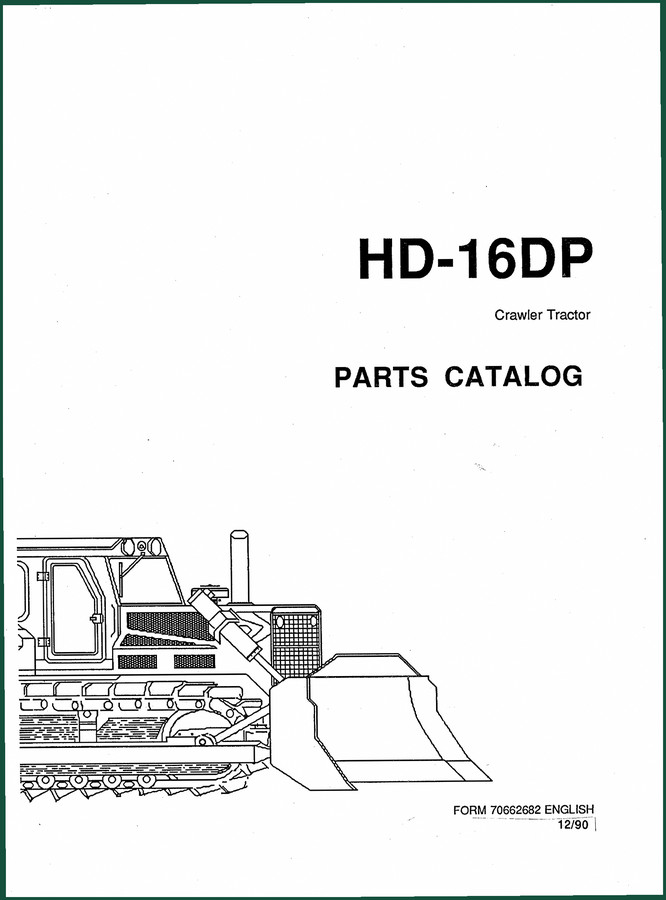 Fiatallis HD-16DP Parts Catalog – 386 Pages OEM Specs
