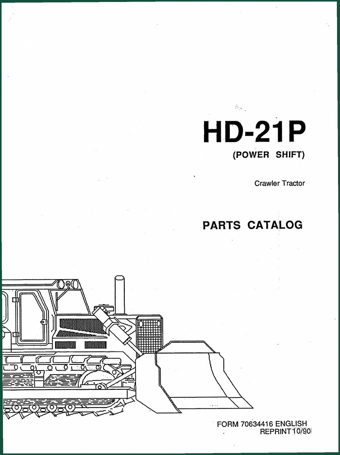 Fiatallis HD-21 P Parts Catalog – 403 Pages of OEM Part Numbers & Diagrams