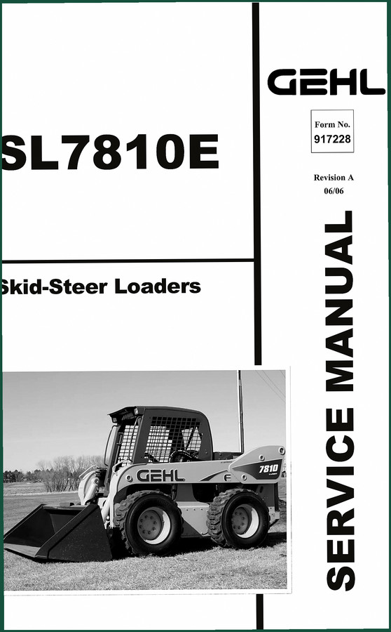 GEHL SL7810E 2006 Service Manual – Factory Specifications