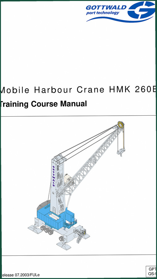 Gottwald HMK 260E 2003 Training Manual – Factory Service Guide