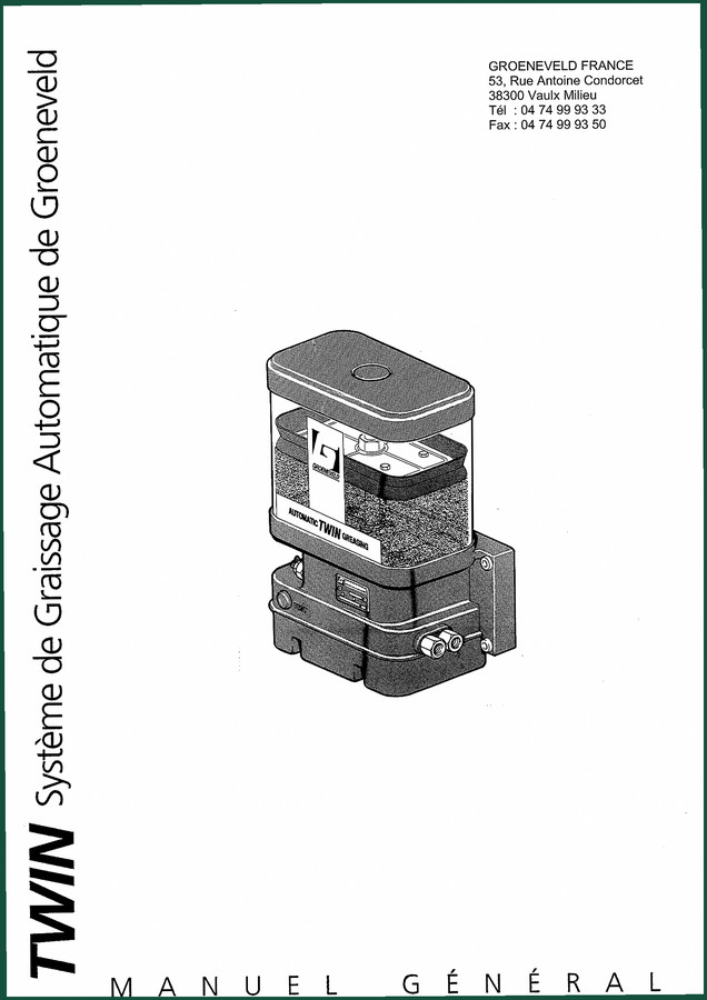 Groeneveld TWIN 1995 Technical Manual – Official OEM Service Document