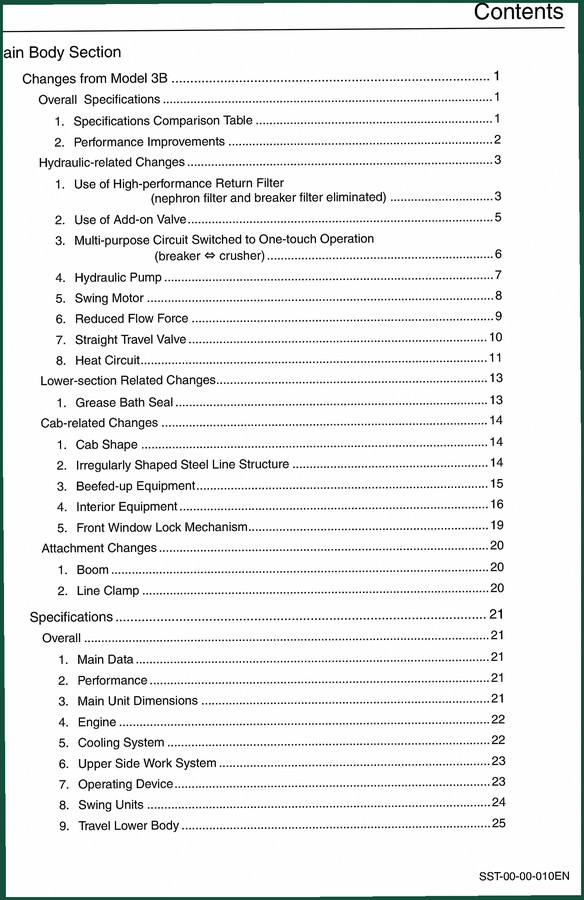 Fiat Hitachi SH330, SH330-5 Service Manual – 677 Pages Factory Specs