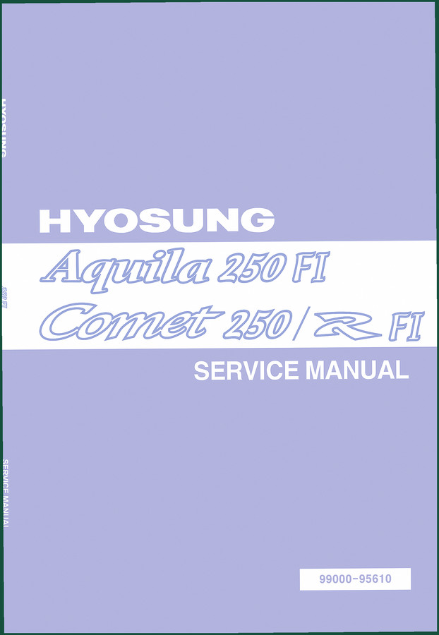 Hyosung GV250, GT250 Service Manual – 90-Page OEM Factory Document