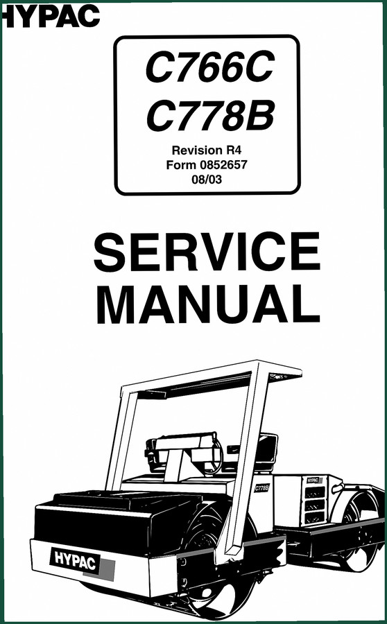 Hypac C766C, C778B 2003 Operators Manual – OEM Safety Specs