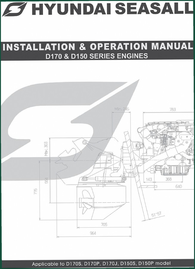 Hyundai Seasall D170S, D170P, D150S Installation Manual
