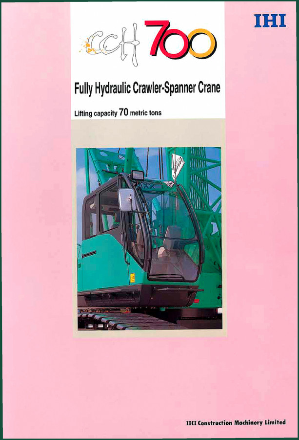 Ihimer CCH700 Technical Manual – OEM Specs for Hydraulic Crawler Crane