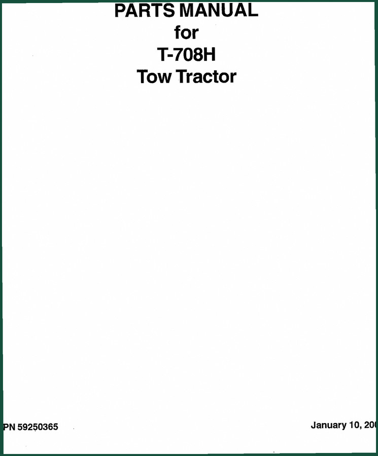 Ingersoll-rand T-708H 2000 Parts Catalog – OEM Index