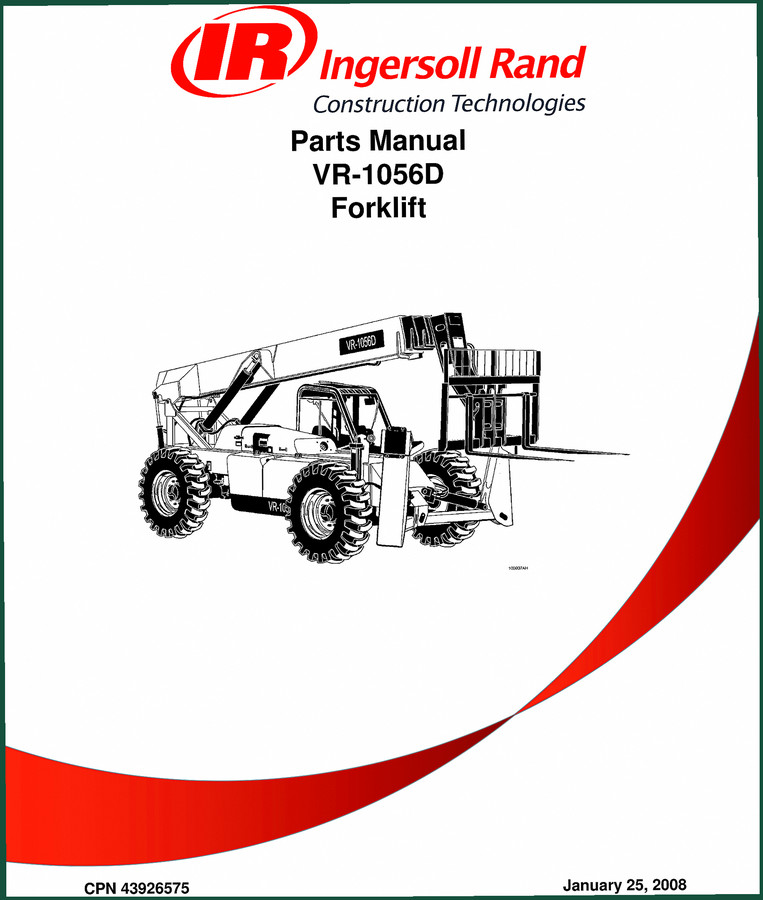 Ingersoll Rand VR-1056D Parts Catalog – OEM Parts
