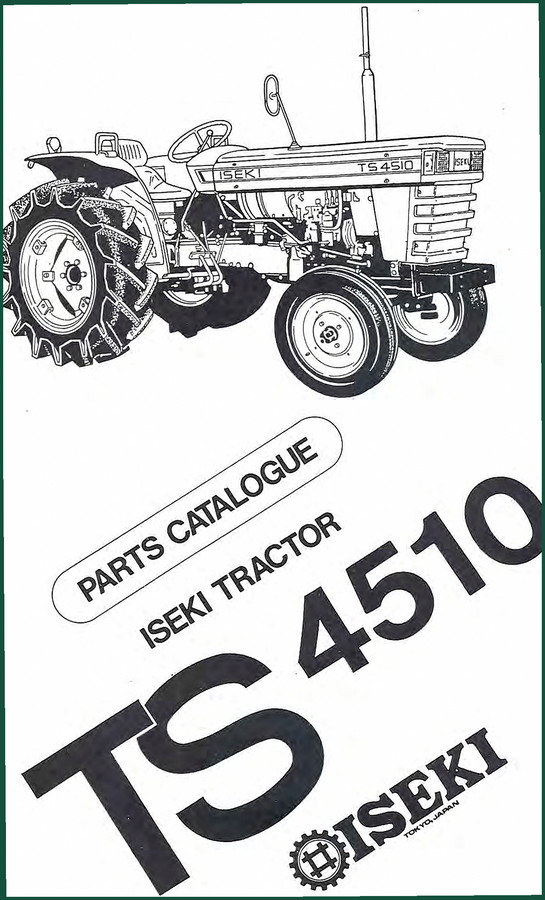 Iseki TS4510 Parts Catalog – 184 Pages of OEM Exploded-View Diagrams
