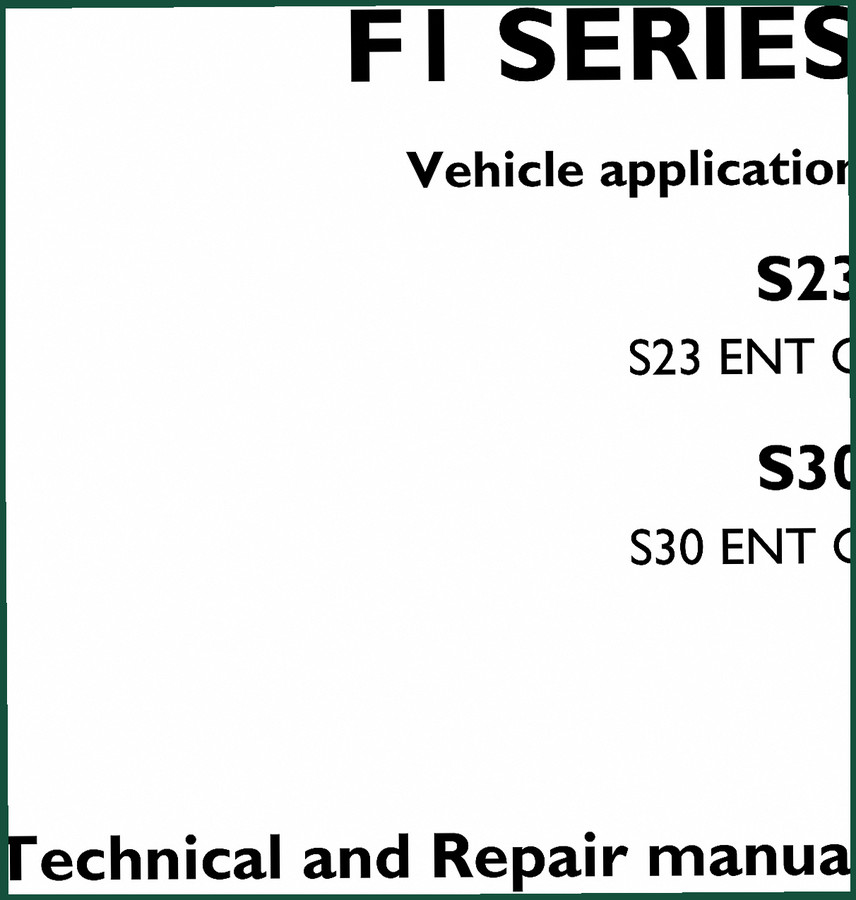 Iveco S30, S23, S23 ENT C, S30 ENT C 2006 Repair Manual – Factory Specs
