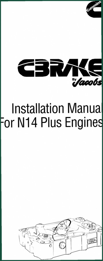 Jacobs 455B, 455C, 455A Installation Manual | 16 Pages OEM