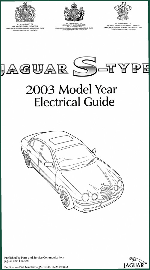 Jaguar S-Type 2000 Electrical Schematic – Factory Wiring Diagrams for Diagnostics