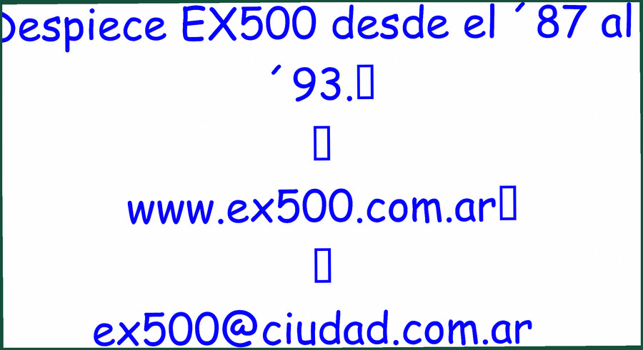Kawasaki EX500 Parts Catalog – 120 Pages OEM Specs for 1987-1993