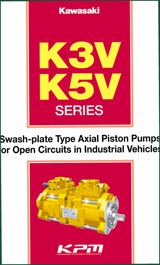 Kawasaki K3V, K5V Technical Manual – Factory Pump Specs for Certified Mechanics