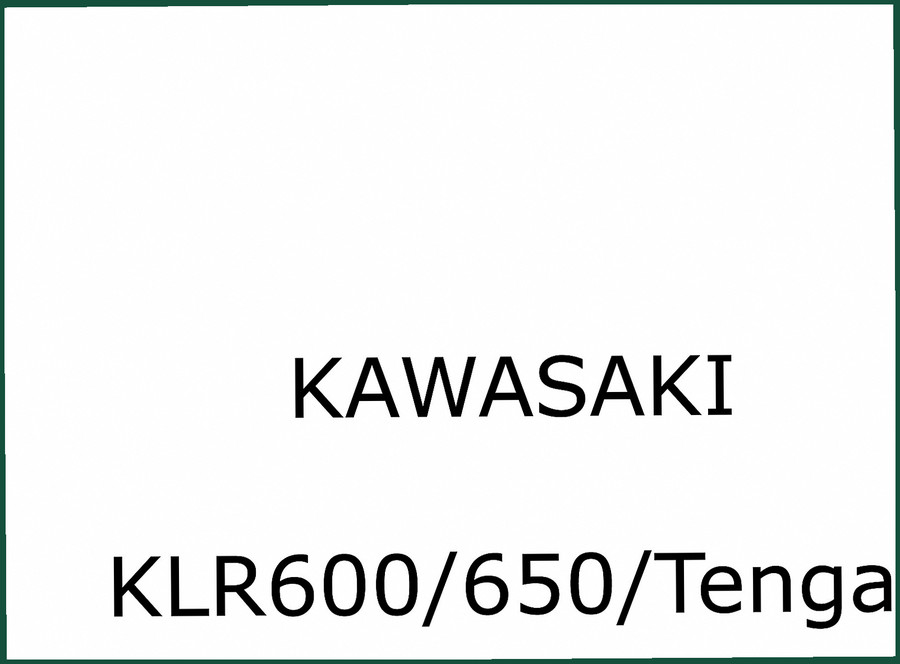 Kawasaki KLR600, KLR650, Tengai Repair Manual – 1984-2007 Factory Specs