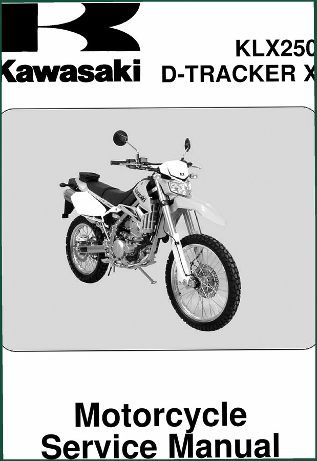 Kawasaki KLX250, D-TRACKER X Service Manual – 558 Pages OEM Specs
