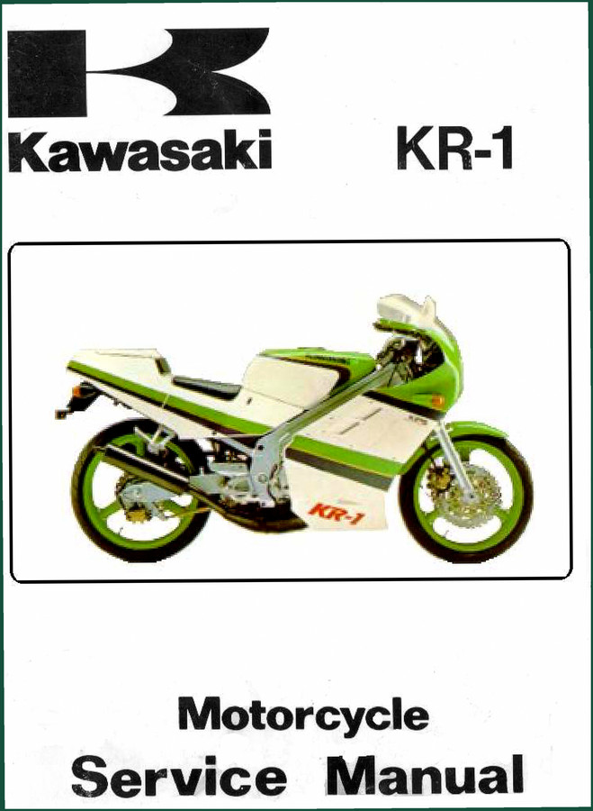 Kawasaki KR-1 Service Manual – Factory Specs & Procedures