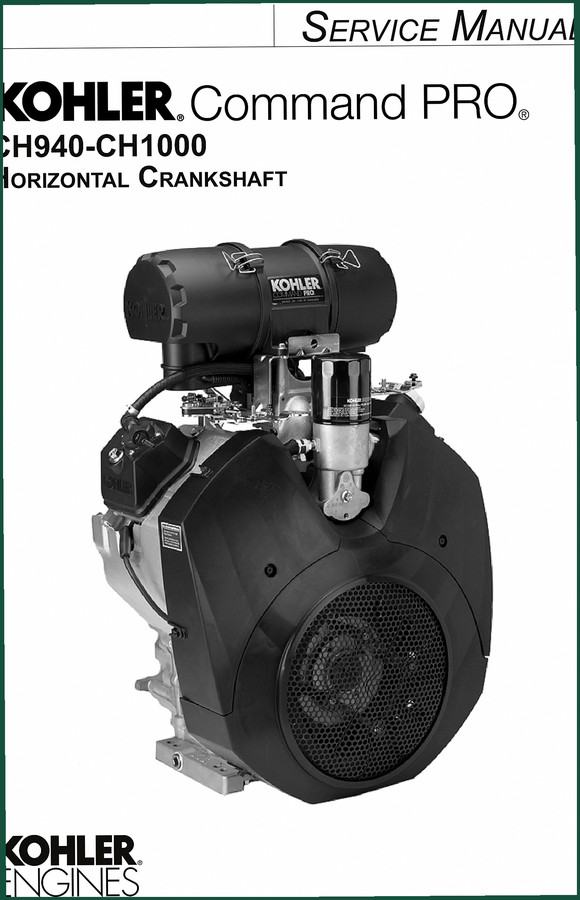 Kohler CH940, CH960, CH980, CH1000 Service Manual – 142 Pages Factory Specs