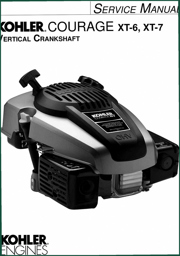 Kohler XT-6, XT-7 Service Manual – 84 Pages Factory Specs