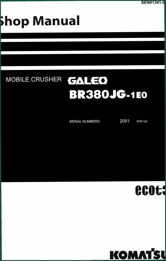 Komatsu BR380JG-1E0 Workshop Manual – Factory Specs for Mobile Crusher