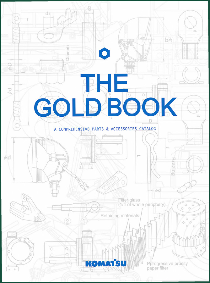 Komatsu Gold Book Parts Catalog: 154 Pages of OEM Part Numbers & Exploded Views