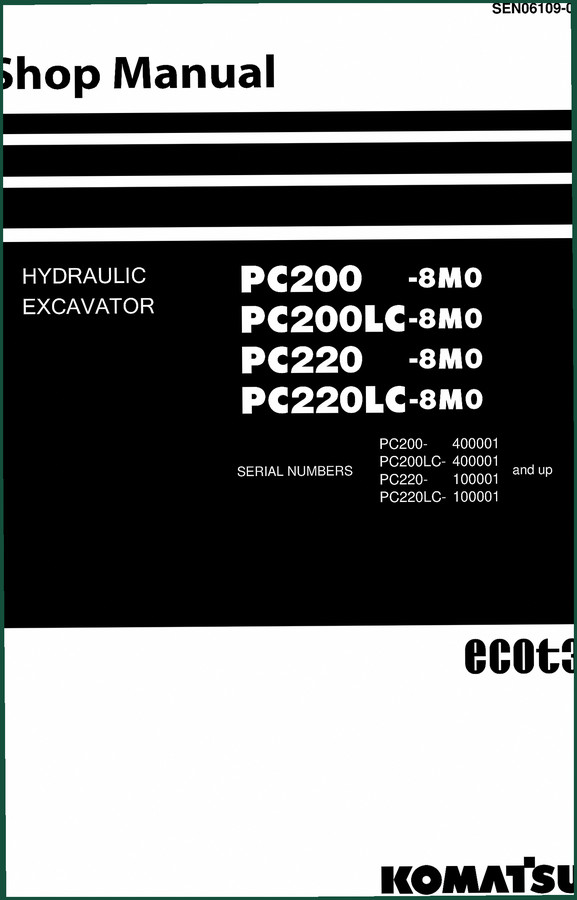 Komatsu PC200-8MO Workshop Manual – 1539 Pages of Factory Specs