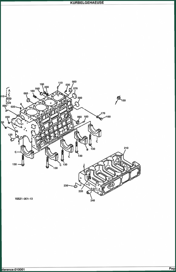 Kubota YZ503, A1A0001 Parts Catalog – 189 Pages OEM Exploded Views