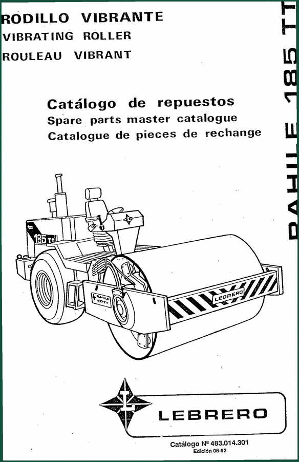 Lebrero 185 TT 1992 Parts Catalog – 132 Pages of OEM Parts Data